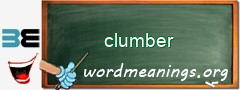 WordMeaning blackboard for clumber